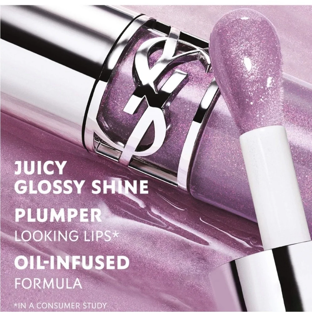 Ysl Loveshine Lip Gloss Plumping Oil -01 Thunder Struck